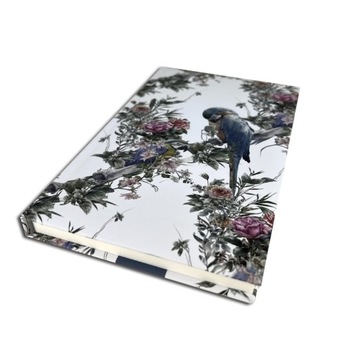 Элегантный блокнот А5, 192 страницы, Soft Touch в клетку BIRDS