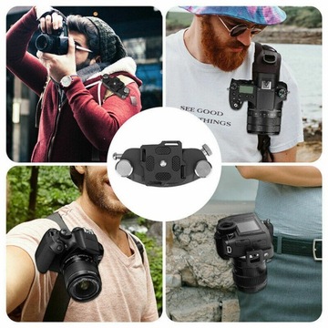 Фотографические подтяжки для фотоаппарата, черные.