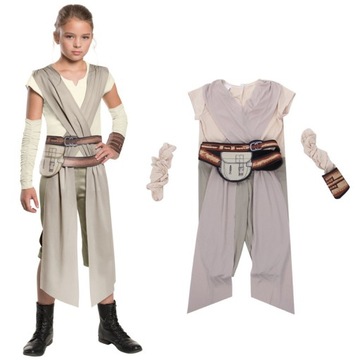 STRÓJ KOSTIUM PRZEBRANIE Star Wars Rey na karnawał