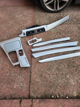 LIŠTA ZDOBENÍ DEKORACE BMW F10 F11 M-PAKET ALU