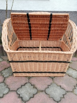 Плетеная скамейка, диван, комод со спинкой