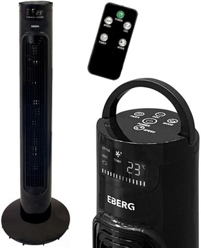 Напольный вентилятор EBERG AIRO SWING LED XL + пульт дистанционного управления