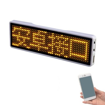 znak led odznaka oznakowanie kontrola aplikacji billboard oznakowanie żółty