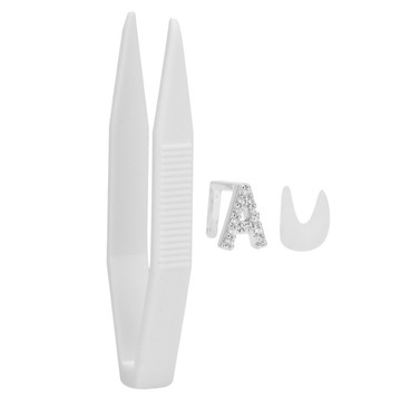 Letter A Single Hip Hop False Tooth Halloween Deco