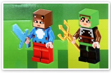 Minecraft БЛОКИ АТАКА ДРАКОНА ЗЕЛЕНАЯ КРЕПОСТЬ 501 шт.