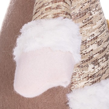 ПОДАРОЧНАЯ ФИГУРКА Эльф Санта-Клаус ТЕЛЕСКОПИЧЕСКИЕ НА НОЖКАХ 80 см XXL