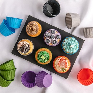 Kubki Papierowe Muffin Mini 50 Szt