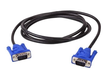 Kabel VGA-VGA 1,8m czarny