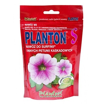 Planton S do surfinii 200g NAWÓZ petunii WYDAJNY NAWÓZ DO PODLEWANIA 200L
