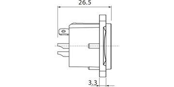 Roxtone RX3MD-BG Панель Панельная розетка XLR