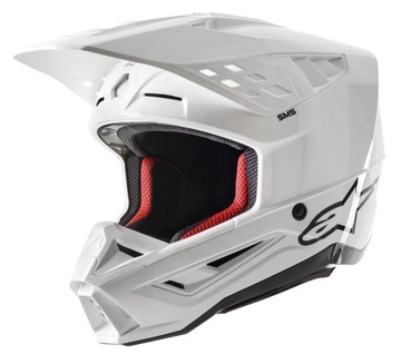 Kask S-M5 SOLID, ALPINESTARS (biały, rozmiar L)