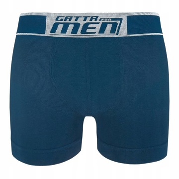 6 МУЖСКИХ БОКСЕРНЫХ Шорт GATTA BOXER ИЗ ХЛОПКОВОГО ТЕМНО-СИНЕГО ОКЕАНА L