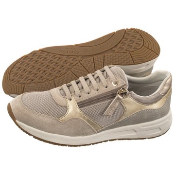 Buty Sneakersy Geox D Bulmya B Lt Taupe D36NQB 01122 C6738 Beżowe