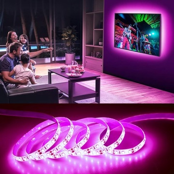 RGB LED STRIP 300 LED SMD 5м + ДИСТАНЦИОННОЕ УПРАВЛЕНИЕ + БЛОК ПИТАНИЯ