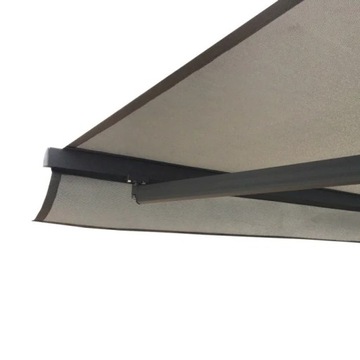 Террасная маркиза АНТРАЦИТ 350х300 Светло-Серый PREM