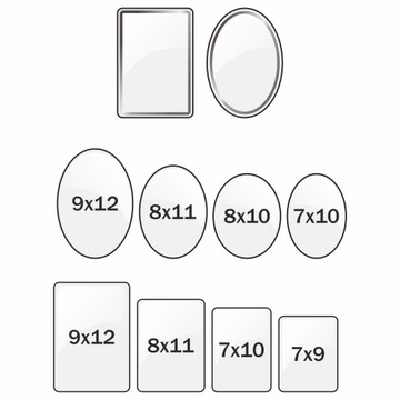 Фото надгробия на фарфоре - овал 9х12 см - фотофарфор для надгробия