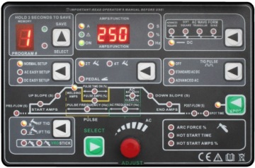 ИНВЕРТОРНЫЙ СВАРОЧНЫЙ АППАРАТ TIG ACDC JET TIG II 250 PULS MMA CARRY COOLER