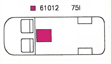 БАК ДЛЯ ЧИСТОЙ И СЕРОЙ ВОДЫ VW T4 С 1990 75Л