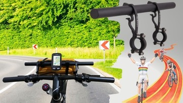 Адаптер для удлинителя руля, удлинитель держателя велосипеда, универсальный, 40 см.