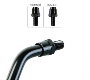 LUSTERKA WSTECZNE NIWERSALNE DUŻE QUAD ATV MOTOCYKL M8