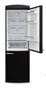 RETRO GORENJE черный в комплекте с отдельно стоящим холодильником