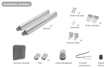 АВТОМАТИЧЕСКИЙ ПРИВОД ДЛЯ ДВУСТРООЧНЫХ ВОРОТ V350 Avidsen Seltex