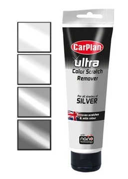 Zestaw Wosk Kredka Pasta Ścierka Aplikator SREBRNY