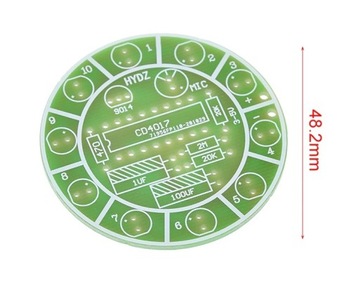 10 красочных светодиодов с голосовым управлением для обучения пайке