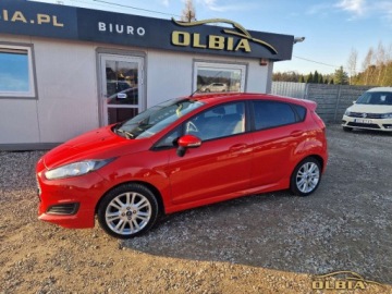 Ford Fiesta VII Hatchback 3d Facelifting 1.0 EcoBoost 100KM 2014 Ford Fiesta Pakiet zewnetrzny ST-line, Nawigacja Super utrzymana Benzyna, zdjęcie 1