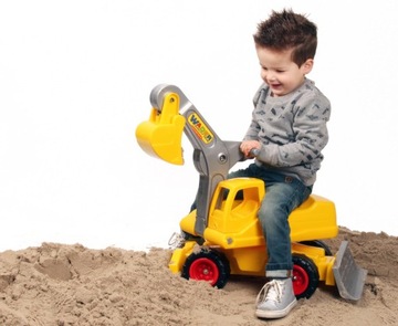 Большой самоходный гигантский экскаватор XXL WADER POLESIE 82