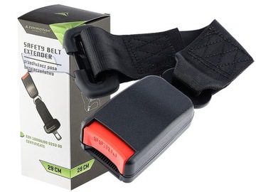 Удлинитель ремня безопасности, сертифицированный удлинитель, 29 см.