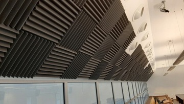 Акустическая демпфирующая ПАНЕЛЬ Поглотитель WALL WEDGE квадратная акустика репетиционный зал
