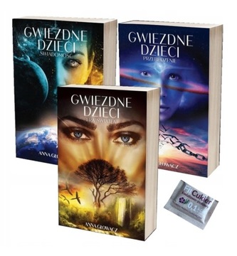 Trylogia Gwiezdne Dzieci Świadomość Przebudzenie Era Anna Głowacz ZESTAW