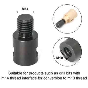 Адаптер-переходник Быстроразъемный соединитель Сталь Легко устанавливается с M10 на M14