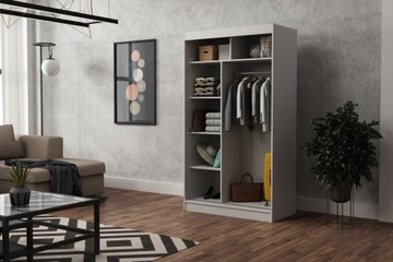 Шкаф-купе BRENT 100 SUZAN GLOSS WHITE