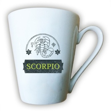 kubek latte znak zodiaku skorpion scorpio zwierz