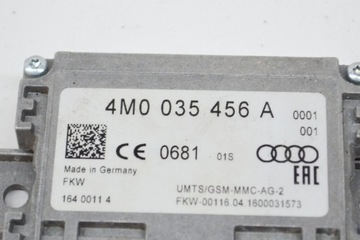 AUDI A4 ALLROAD B9 ANTÉNA ZESILOVAČ ANTÉNNÍ 4M0035456A 16400114 3.0D 200K