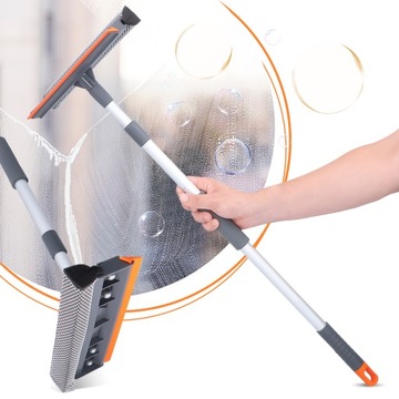 Швабра для воды для окон, 25 см, ТЕЛЕСКОПИЧЕСКАЯ АВТОМОБИЛЬНАЯ СТЕКЛОМОЙКА, длинная