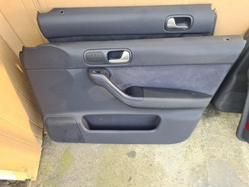 ОБИВКА ДВЕРИ ЛЕВАЯ ПРАВАЯ ЗАДНЯЯ AUDI A3 8L 5D 5 ДВЕРНАЯ АЛЬКАНТАРА