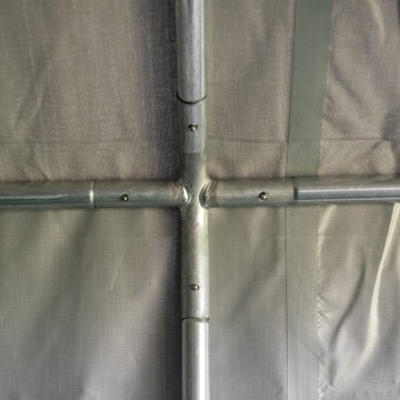 Гаражная палатка ПВХ 400x800x305 серая - NG 5