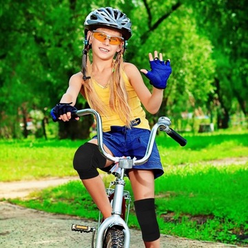 ЭЛАСТИЧНЫЕ НАКОЛЕННИКИ ДЛЯ ЙОГИ ВОЛЕЙБОЛ ТАНЦЕВАЛЬНЫЕ, ЧЕРНЫЕ