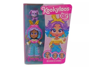 КУКЛЫ ДЛЯ ВЕЧЕРИНКИ С ЖИВОТНЫМИ KOOKYLOOS 1 ШТ.