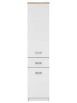 Szafka wysoka z szufladą TOP MIX 40x183 cm biały