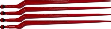 4x ZĄB ŁADOWACZA 880 mm CHWYTAKA KROKODYLA WIDŁY