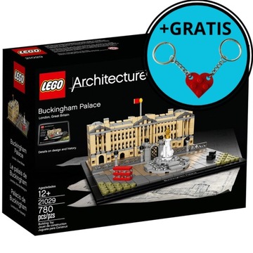 LEGO Architecture 21029 Pałac Buckingham + 2 x brelok LEGO - GRATIS