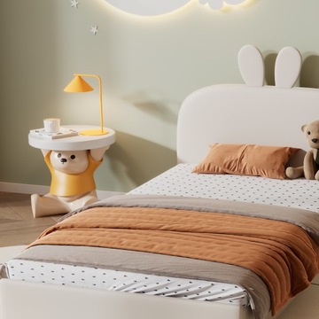 МИЛАЯ ДЕТСКАЯ КРОВАТЬ С ИЗГОЛОВЬЕМ ЗАЙЧИКА