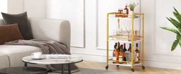 Полка на колесиках СТОЛ Украшение для парикмахерской салона красоты