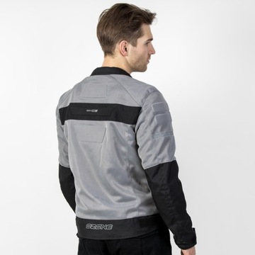 ТЕКСТИЛЬНАЯ МОТОЦИКЛНАЯ КУРТКА OZONE DART SILVER S