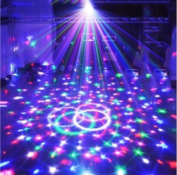 KULA DISCO PROJEKTOR DYSKOTEKOWY REFLEKTOR RGB XL