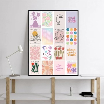 Украшение на стену винтажная наклейка Boho Set